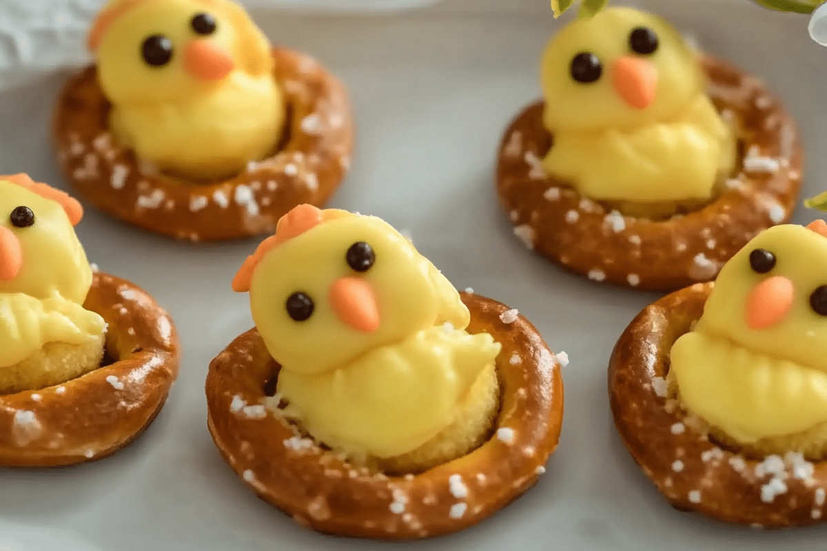 Easter Pretzel Chicks Recipe