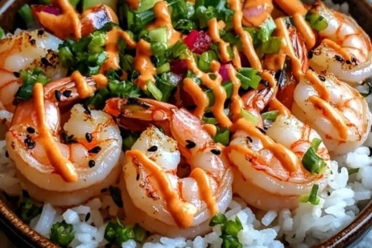 Shrimp Rice Bowls with Spicy Mayo Recipe