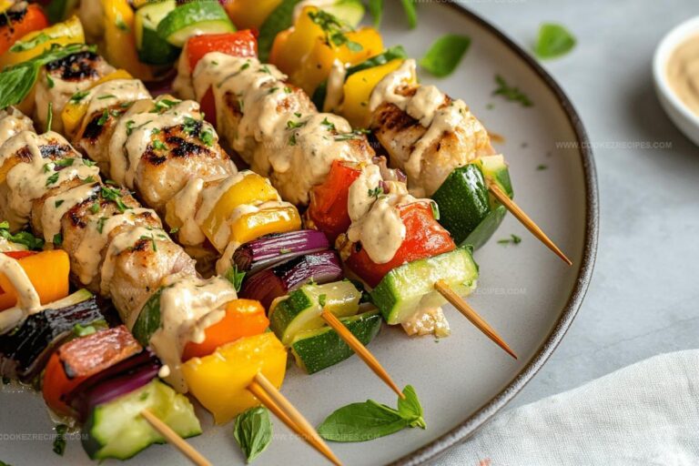 Rainbow Veggie Skewers Recipe