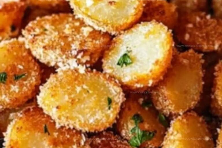 Golden Crispy Parmesan Garlic Potatoes Recipe