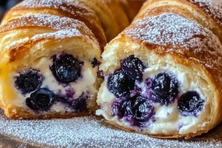 Blueberry Cheesecake Rolls Recipe
