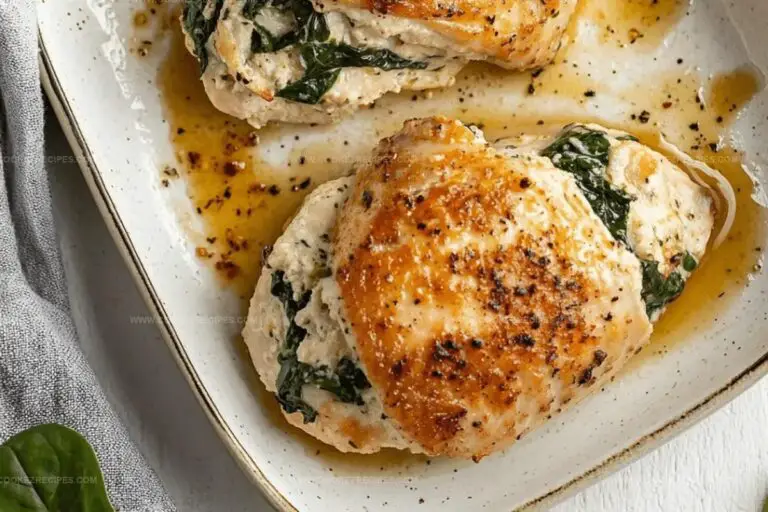 Spinach Stuffed Chicken Breast Recipe