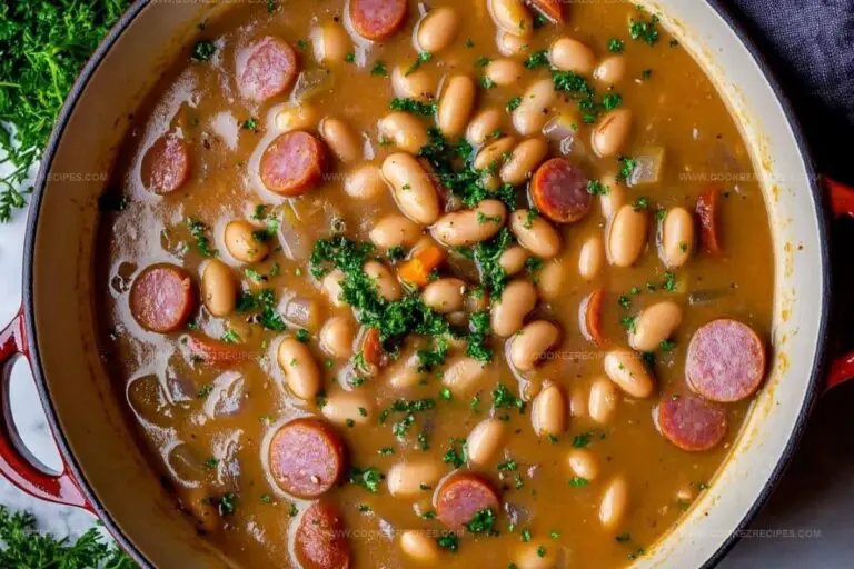 Creamy Bean Soup With Kielbasa Recipe