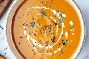 Roasted Red Pepper Soup Recipe