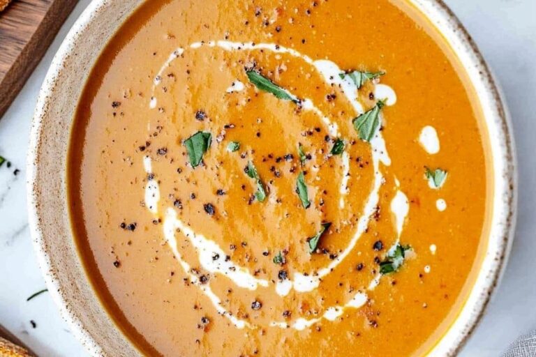 Roasted Red Pepper Soup Recipe