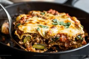 Keto Zucchini Lasagna Skillet Recipe