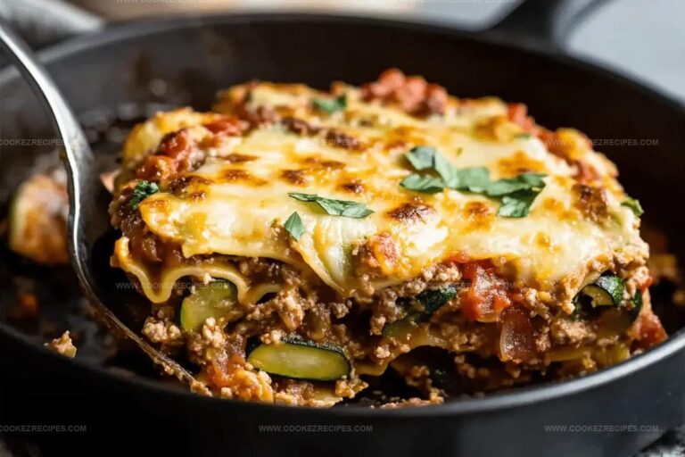 Keto Zucchini Lasagna Skillet Recipe