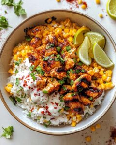 Lively Street Corn Chicken Rice Bowl Recipe
