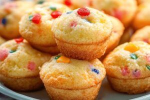 Easy Party Cake Mini Muffins Recipe