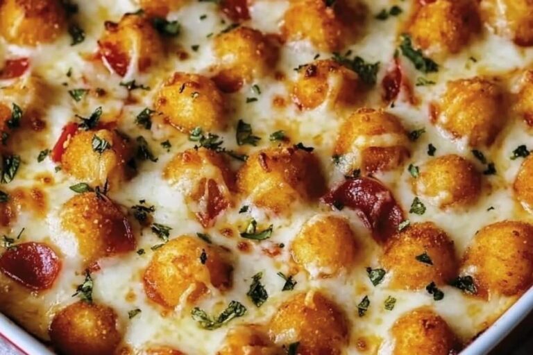 Pizza Tater Tot Casserole Recipe