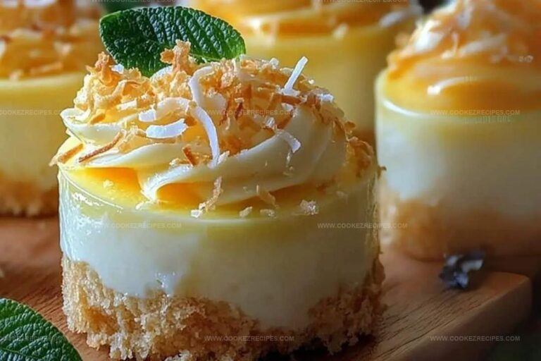 Mini Pineapple Condensed Coconut Milk Cheesecakes Recipe