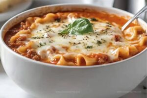 Creamy Alfredo Lasagna Soup Recipe