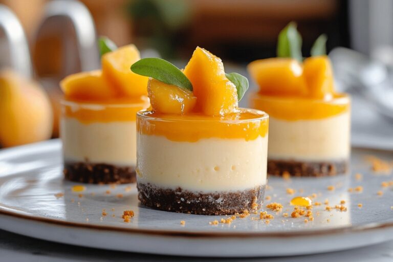 No-Bake Mango Cheesecake Cups Recipe