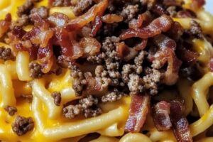 Loaded Bacon Cheeseburger Pasta Recipe