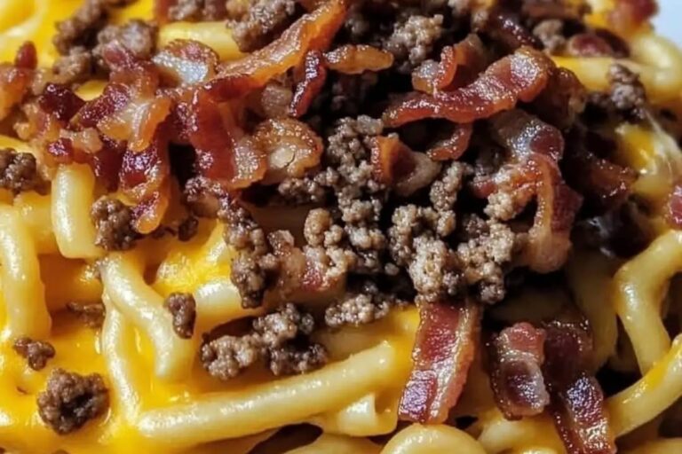 Loaded Bacon Cheeseburger Pasta Recipe