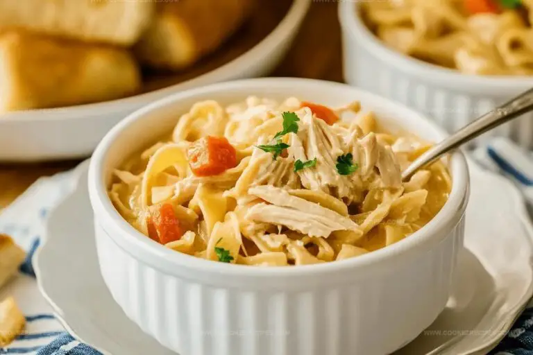Creamy Crack Chicken Noodle Soup Recipe