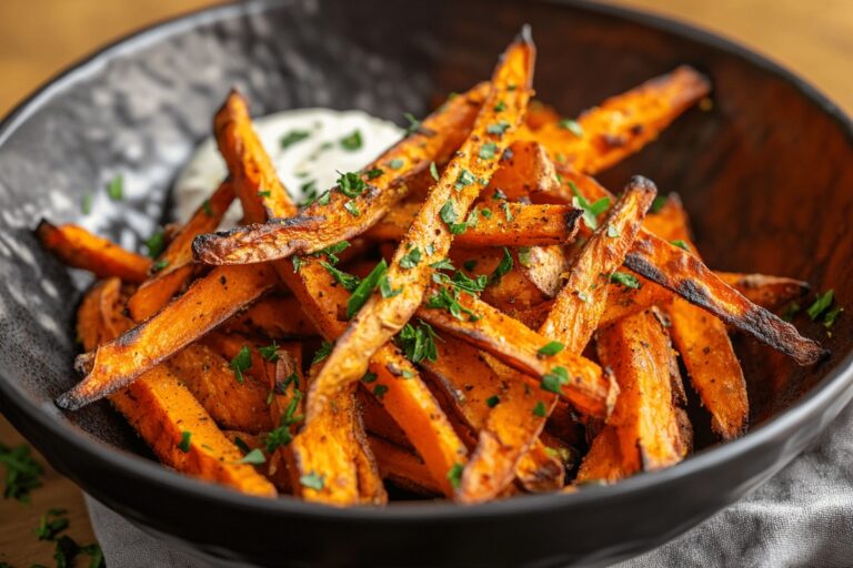 Baked Sweet Potato Fries with Turmeric Recipe