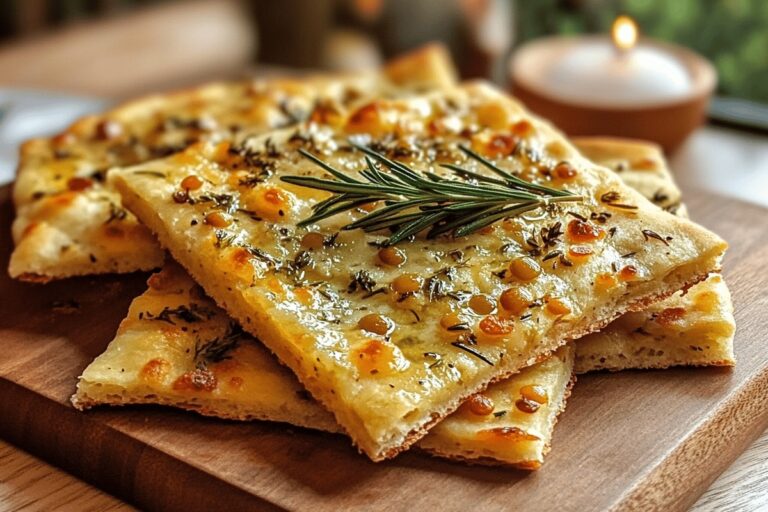 Lentil Rosemary Flatbread Recipe