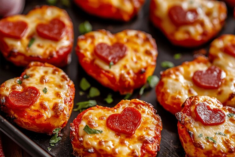 Heart-Shaped Pizza Bites Recipe