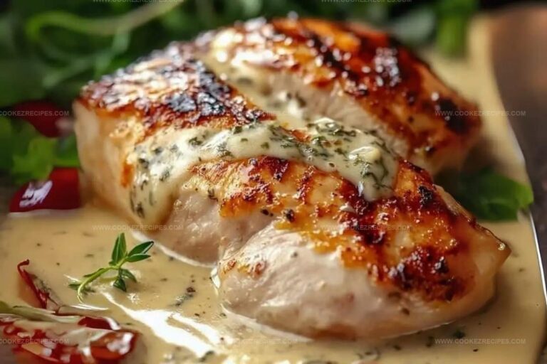 Chicken with Boursin Sauce with Garlic and Fine Herbs Recipe