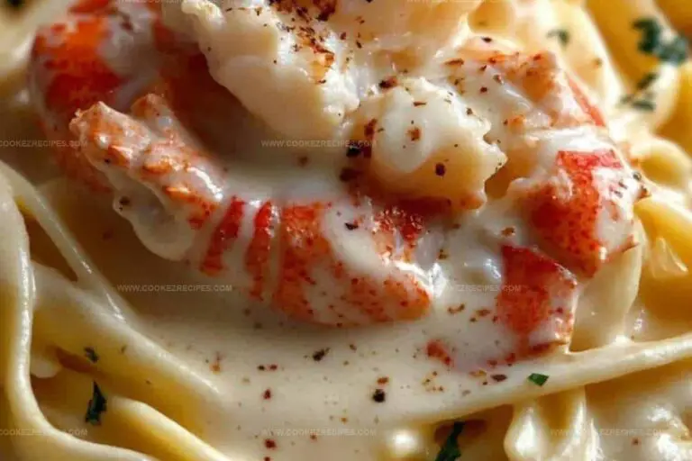 Creamy Crab Fettuccine Alfredo Recipe