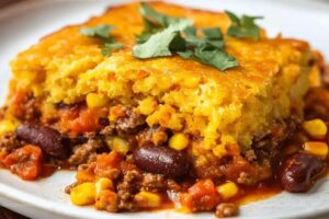 Chili Cornbread Casserole Recipe