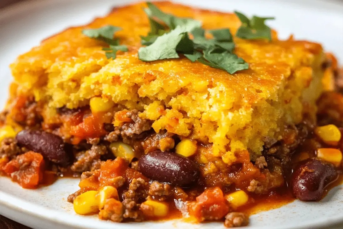 Chili Cornbread Casserole Recipe