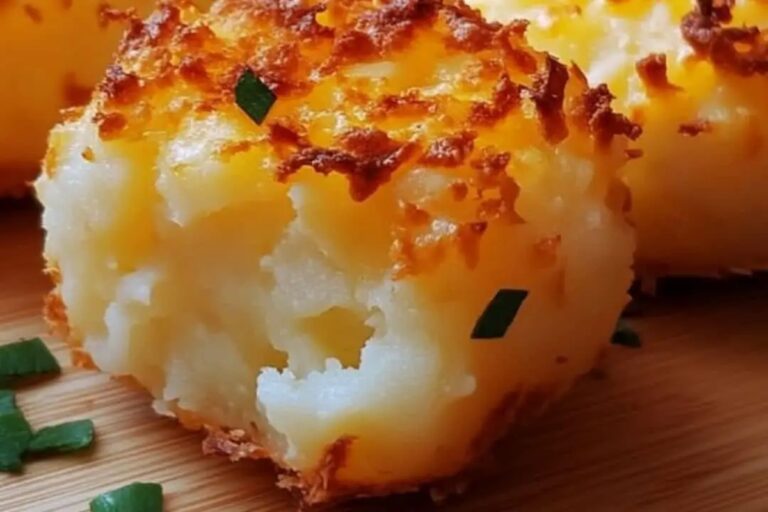 Festive Cheesy Mashed Potato Puffs Recipe