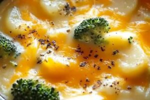 Potato Broccoli Cheddar Soup Recipe