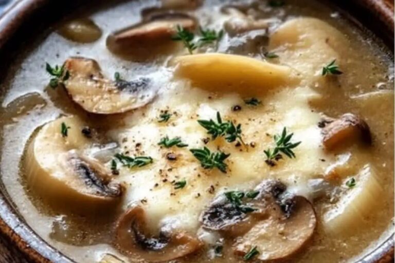 French Onion Mushroom Soup Recipe