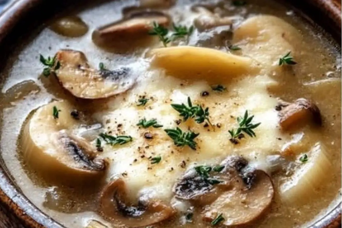 French Onion Mushroom Soup Recipe