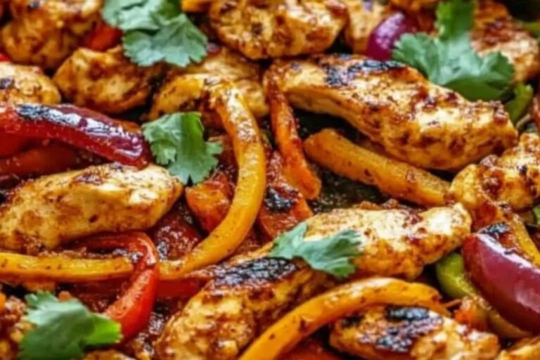 Sheet Pan Chicken Fajitas Recipe