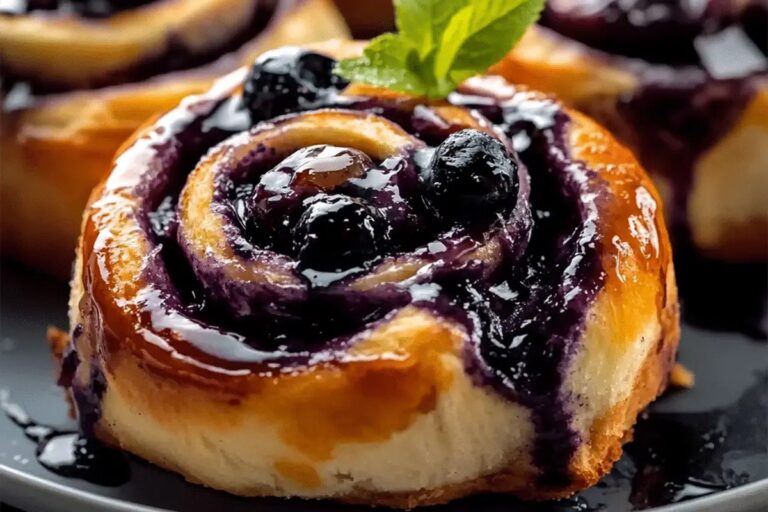 Blueberry Cinnamon Rolls Recipe
