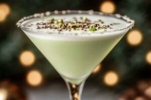 White Chocolate Pistachio Martini Recipe