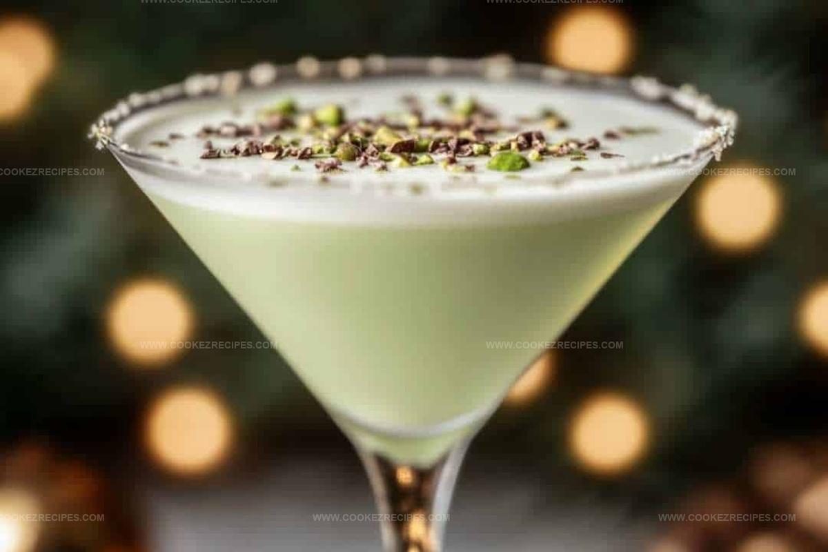 White Chocolate Pistachio Martini Recipe