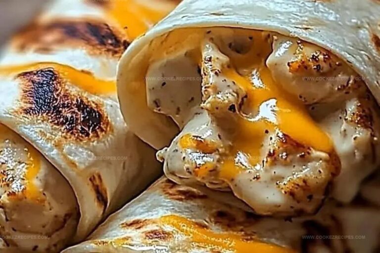 Cheesy Chicken Wraps Recipe