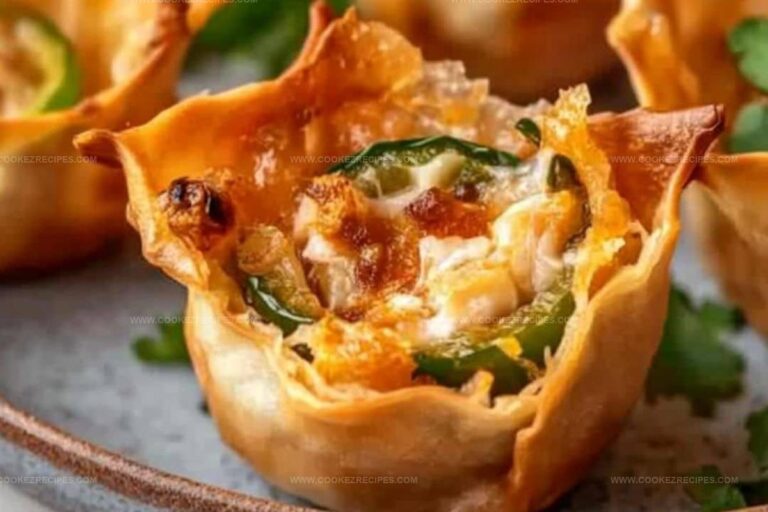 Jalapeno Popper Wonton Cups Recipe
