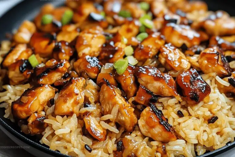 Honey BBQ Chicken Rice Recipe