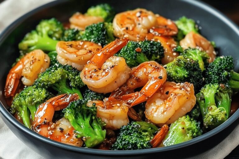 Stir-Fried Shrimp and Broccoli Recipe