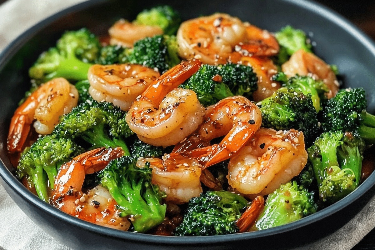 Stir-Fried Shrimp and Broccoli Recipe
