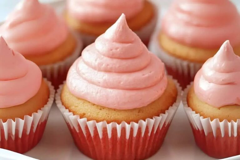 Strawberries and Cream Cupcakes Recipe