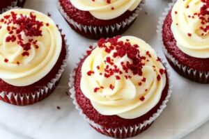 Red Velvet Cupcakes with Cream Cheese Frosting Recipe