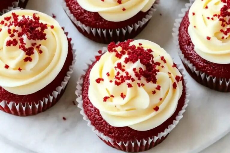 Red Velvet Cupcakes with Cream Cheese Frosting Recipe