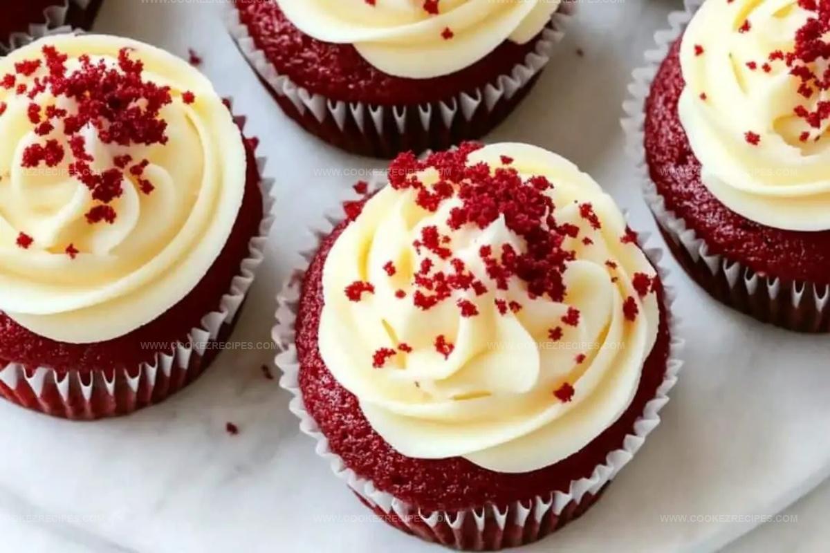 Red Velvet Cupcakes with Cream Cheese Frosting Recipe