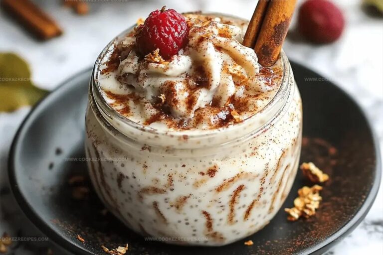 Cinnamon Roll Overnight Oats Recipe