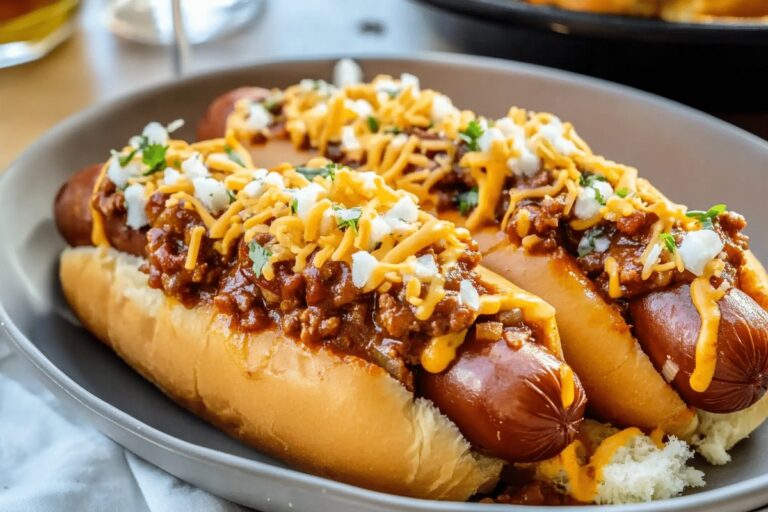 Chili Cheese Dogs Recipe