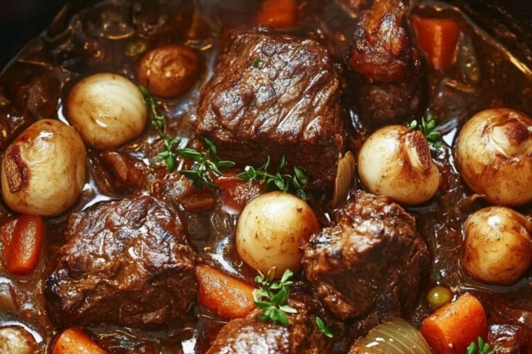 French Beef Bourguignon Recipe