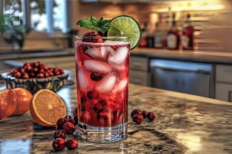 Cranberry Mojito Mocktail Recipe