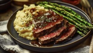 Bavette Steak with Garlic Sauce Recipe