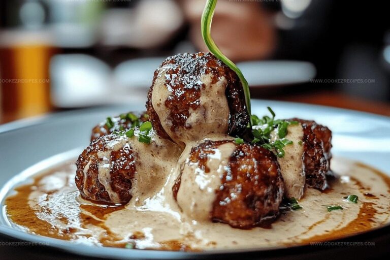 Swedish Meatballs with Creamy Gravy Recipe